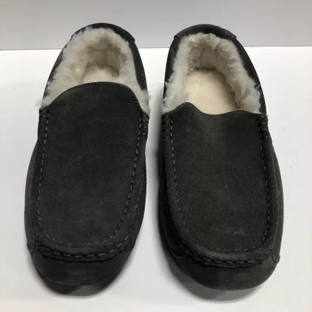 Koolaburra Tipton Mens Slipper Gray Suede Size 8 M